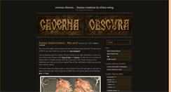 Desktop Screenshot of cavernaobscura.com